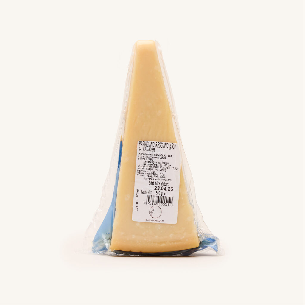 Produktbild 2 baksida parmesanost 500 gram